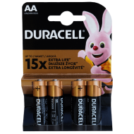 Baterii Alcaline R6 4 buc/set Duracell